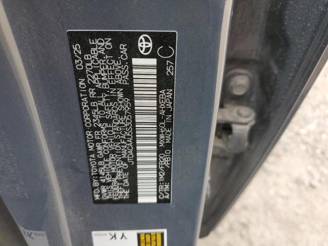 2025 TOYOTA PRIUS LE JTDACAAU5S3057959