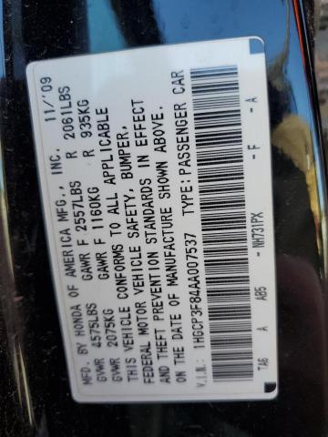 2010 HONDA ACCORD EXL - 1HGCP3F84AA007537