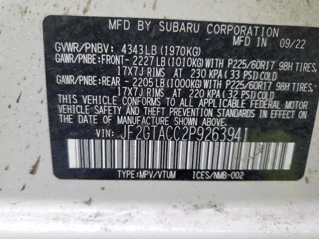 2023 SUBARU CROSSTREK #3296226503