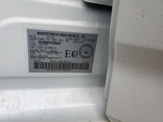 2022 NISSAN SENTRA SR - 3N1AB8DV7NY286464