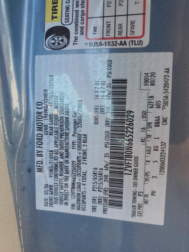 Lot #3281424004 2006 FORD MUSTANG