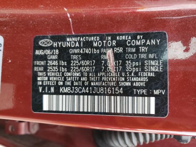 2018 HYUNDAI TUCSON SEL - KM8J3CA41JU816154