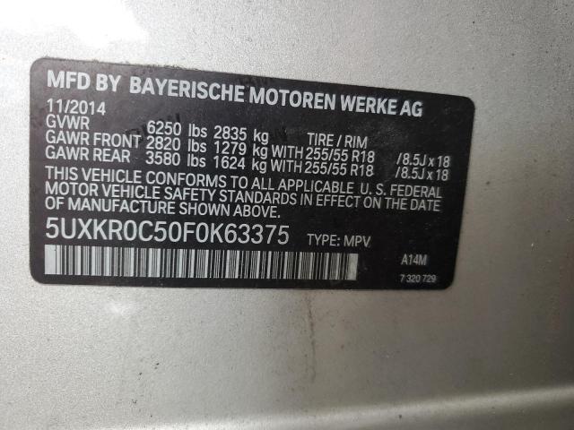 2015 BMW X5 XDRIVE3 - 5UXKR0C50F0K63375