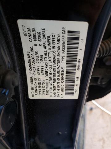 2017 HONDA CIVIC EX - 2HGFC1F36HH654423