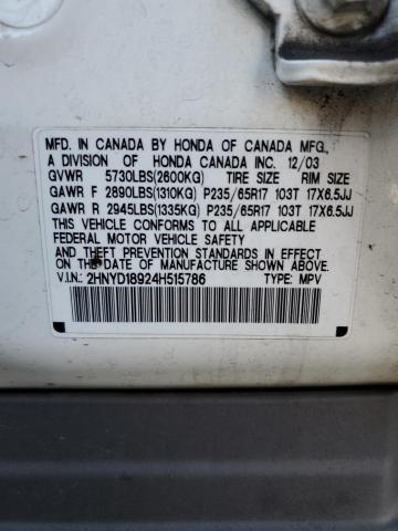 2004 ACURA MDX TOURIN #3305655730