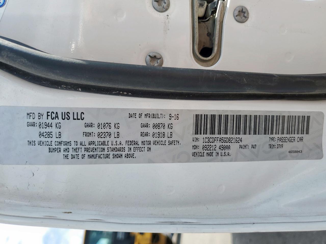 DODGE DART SXT SPORT