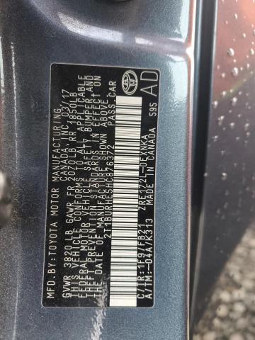 2017 TOYOTA COROLLA L - 2T1BURHE5HC876372