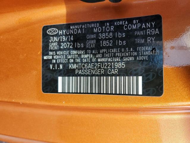 2015 HYUNDAI VELOSTER T #3283968826