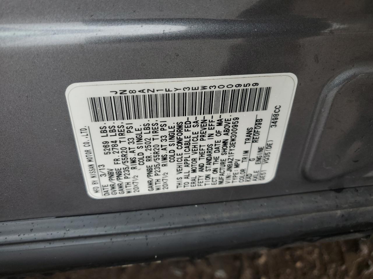 NISSAN MURANO CROSSCABRIOLET