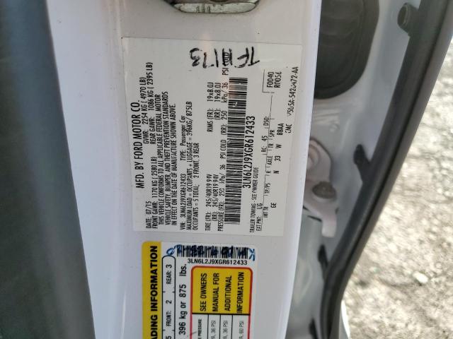 2016 LINCOLN MKZ - 3LN6L2J9XGR612433