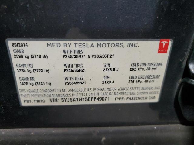 2014 TESLA MODEL S #3296274435