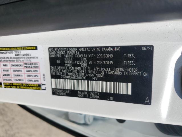 2024 LEXUS RX 350 BAS - 2T2BAMBA8RC040098