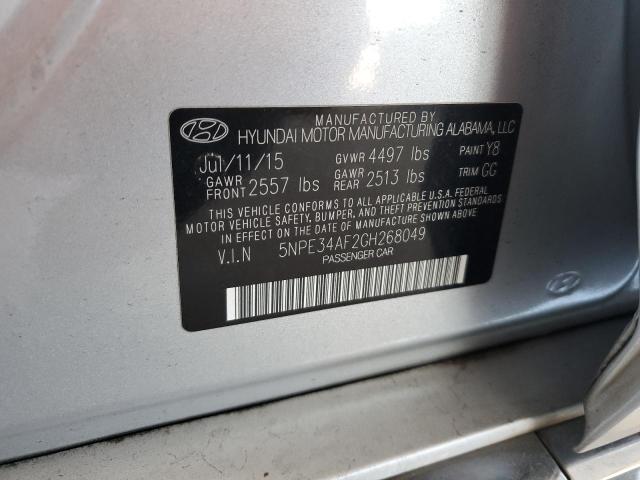 2016 HYUNDAI SONATA SPO - 5NPE34AF2GH268049