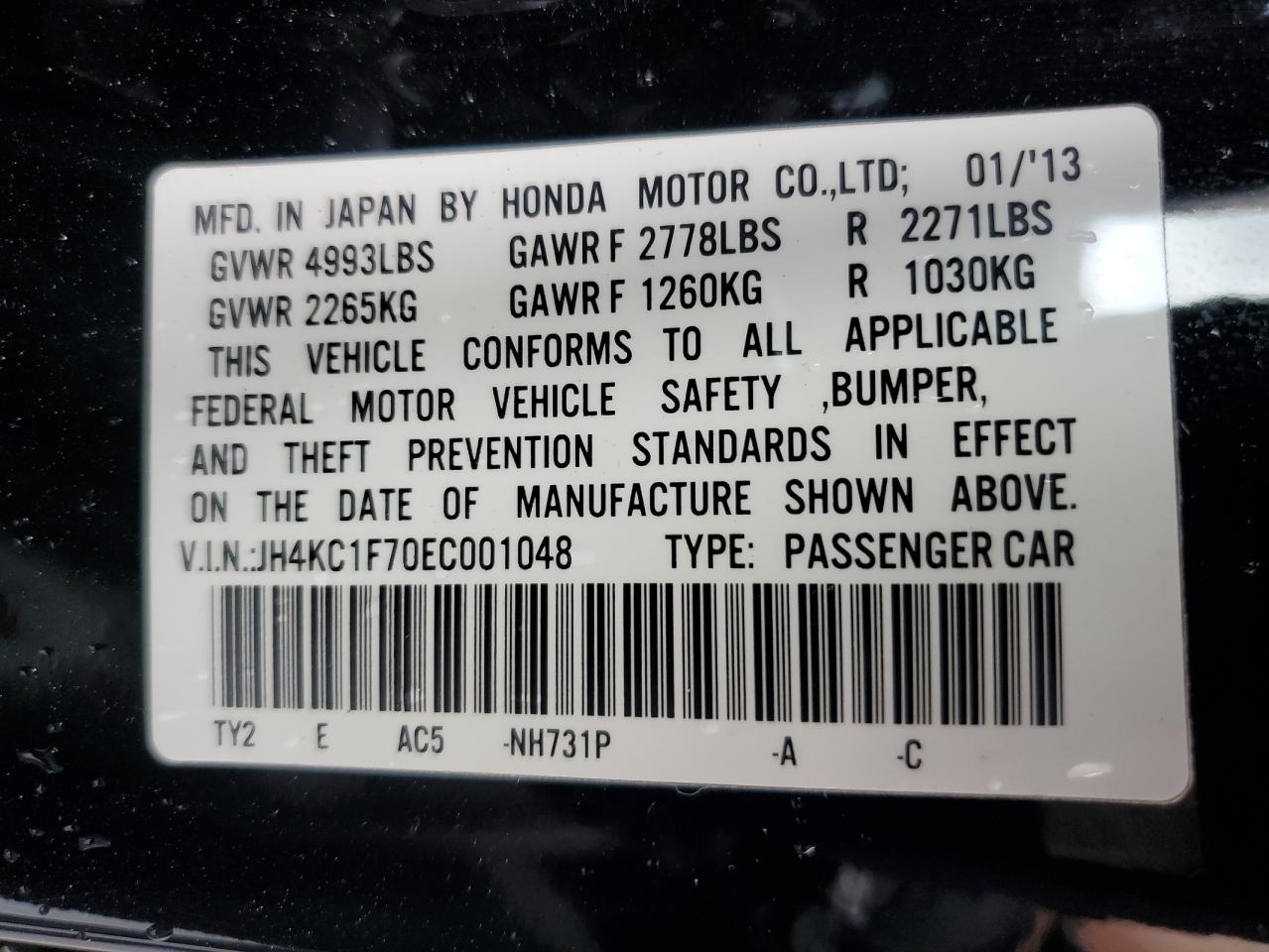 ACURA RLX TECH-AUDIO