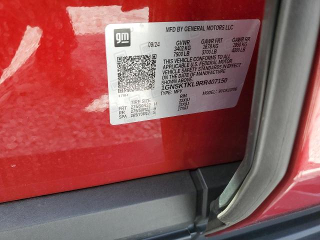 2024 CHEVROLET TAHOE K150 - 1GNSKTKL9RR407150