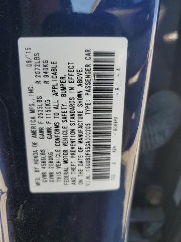 2016 ACURA TLX TECH 19UUB2F55GA000205