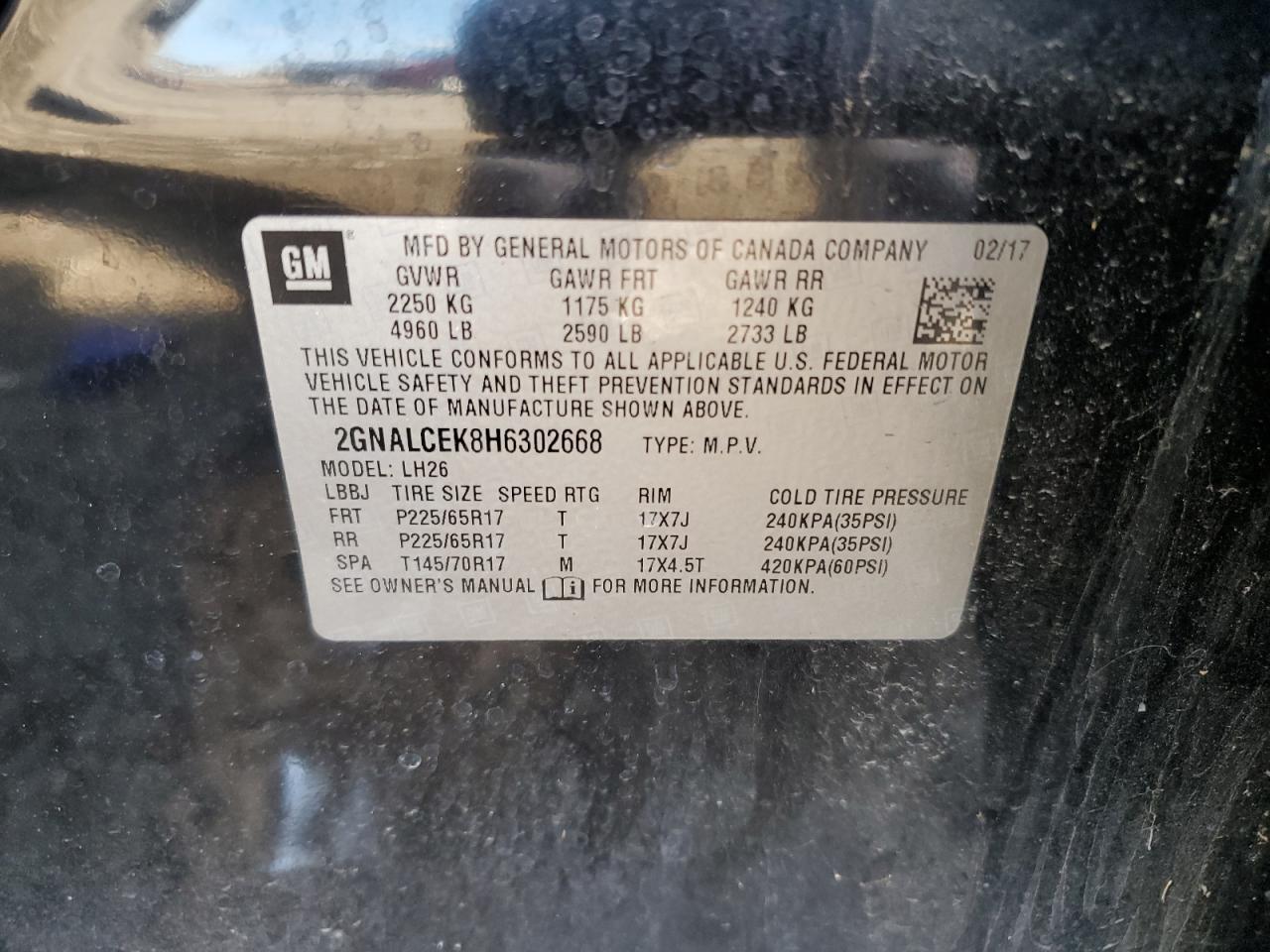 CHEVROLET EQUINOX LT