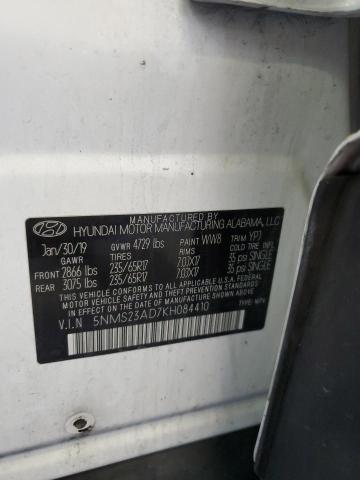 2019 HYUNDAI SANTA FE S #3270753891