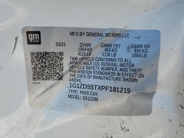 2023 CHEVROLET MALIBU LT - 1G1ZD5STXPF181219