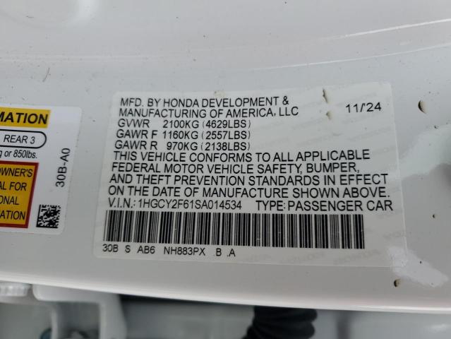 2025 HONDA ACCORD HYB - 1HGCY2F61SA014534