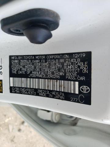 2020 TOYOTA COROLLA LE - JTDEPRAE2LJ090296