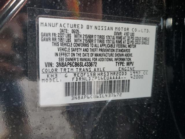 2025 NISSAN KICKS SV - 3N8AP6CB6SL433672