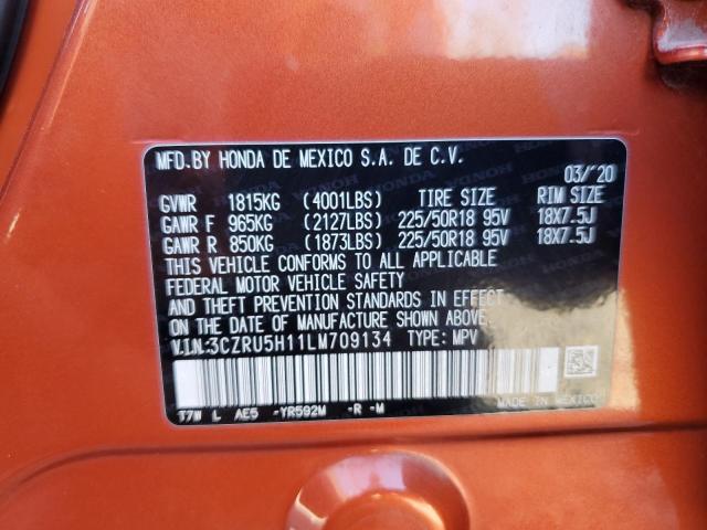 2020 HONDA HR-V SPORT 3CZRU5H11LM709134