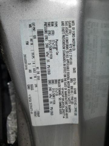 2016 FORD FOCUS SE #3269802719