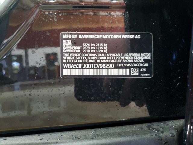 2026 BMW 530 XI WBA53FJ00TCV96290