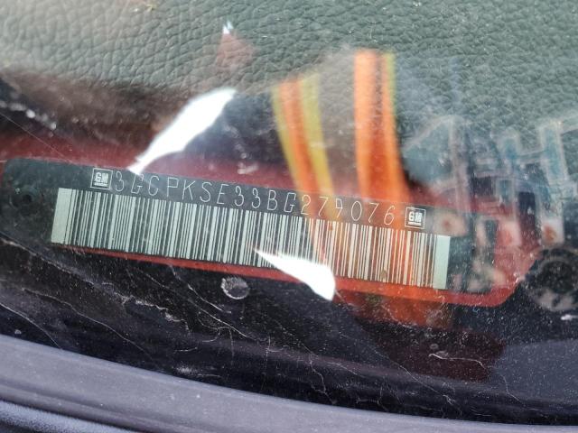 2011 CHEVROLET SILVERADO - 3GCPKSE33BG279076