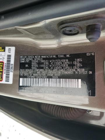 2010 TOYOTA TUNDRA DOU #3285663655