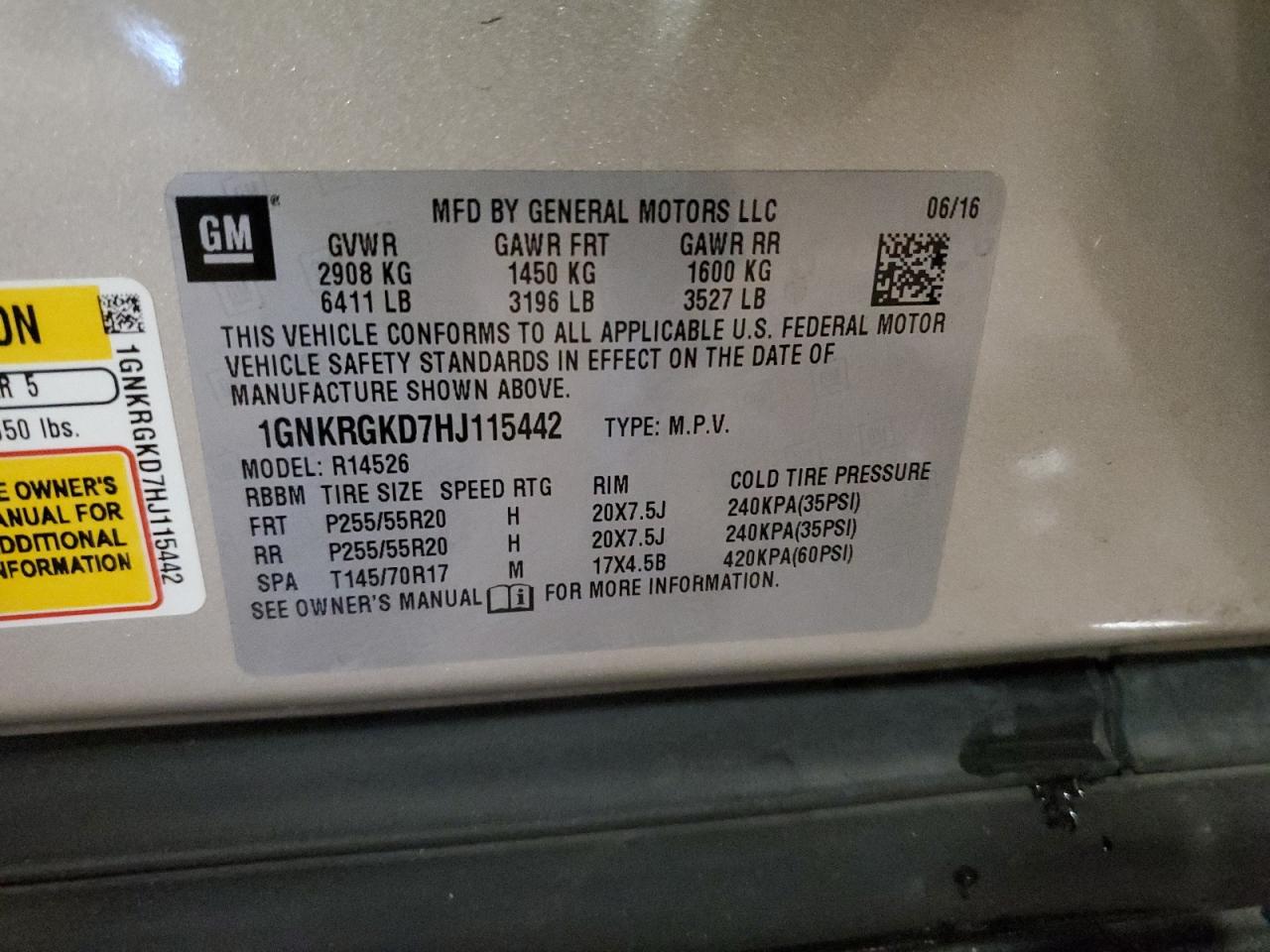 CHEVROLET TRAVERSE LT