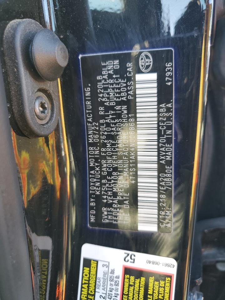 TOYOTA CAMRY NIGHT SHADE