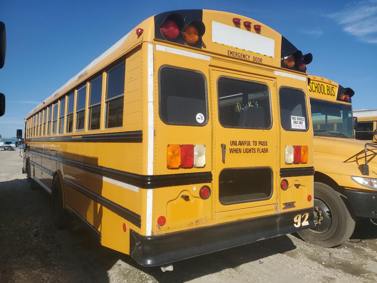 Lot #3263668725 2011 THOMAS SAF-T-LINER HDX