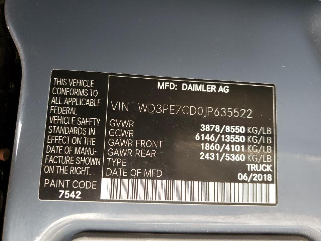 MERCEDES-BENZ SPRINTER 2500