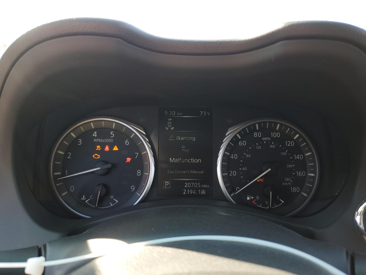 INFINITI Q50 SENSORY