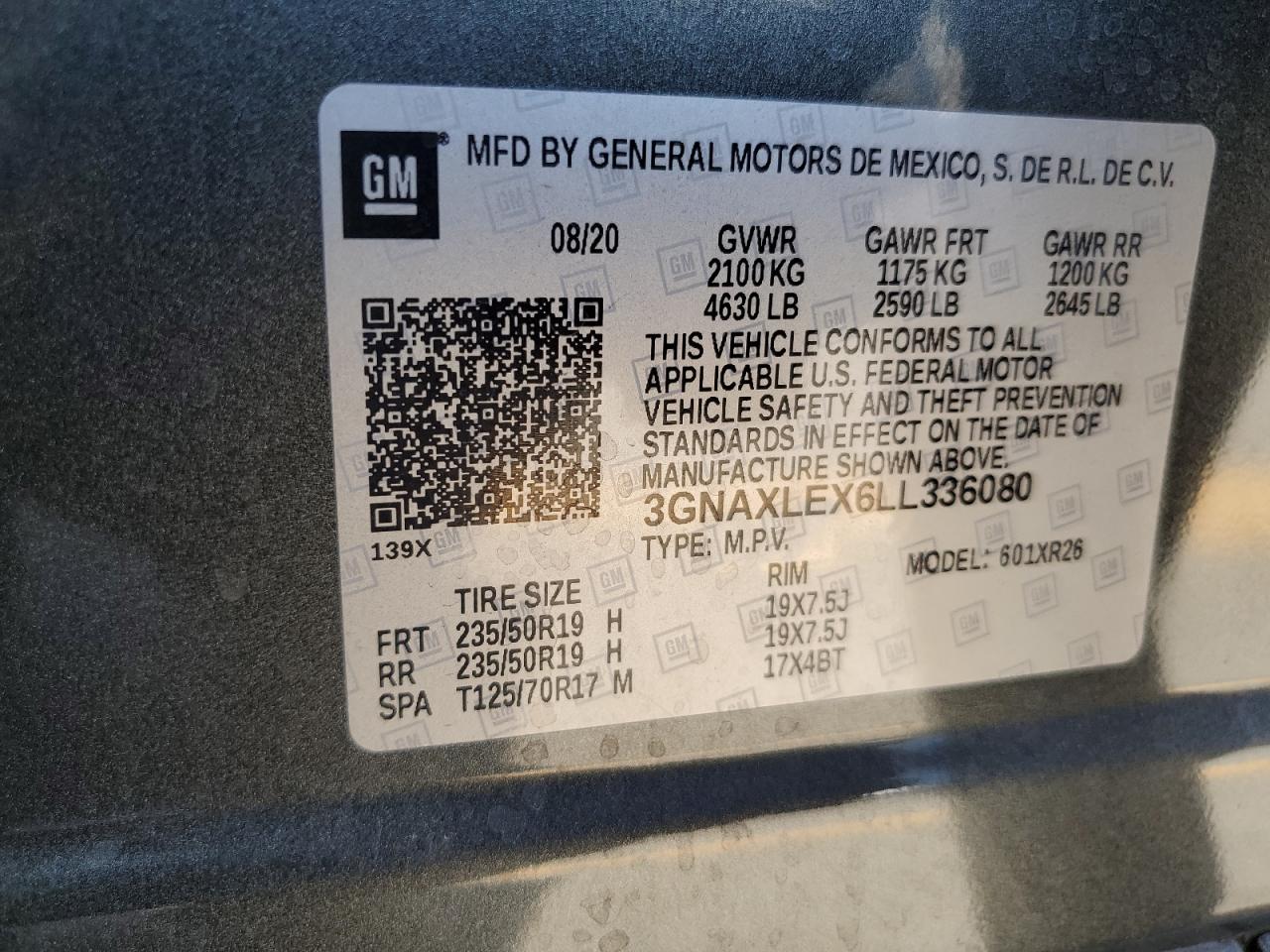 CHEVROLET EQUINOX LT