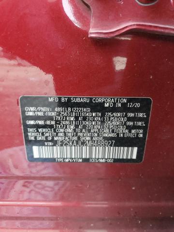2021 SUBARU FORESTER P #3290229212