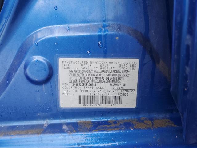 2015 NISSAN VERSA NOTE S 3N1CE2CP4FL366481