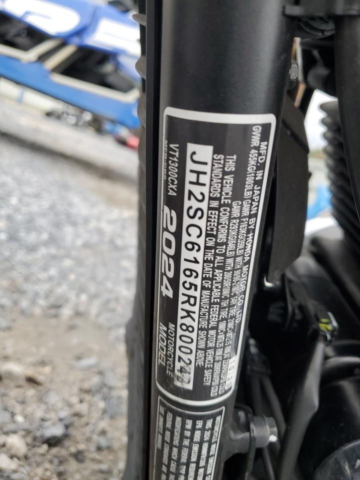 Lot #3301826350 2024 HONDA VT1300 CXA