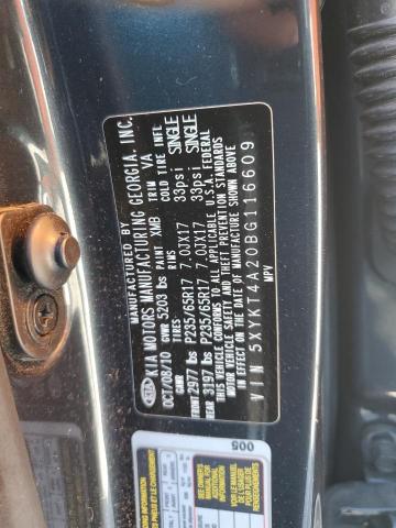 2011 KIA SORENTO BA - 5XYKT4A20BG116609