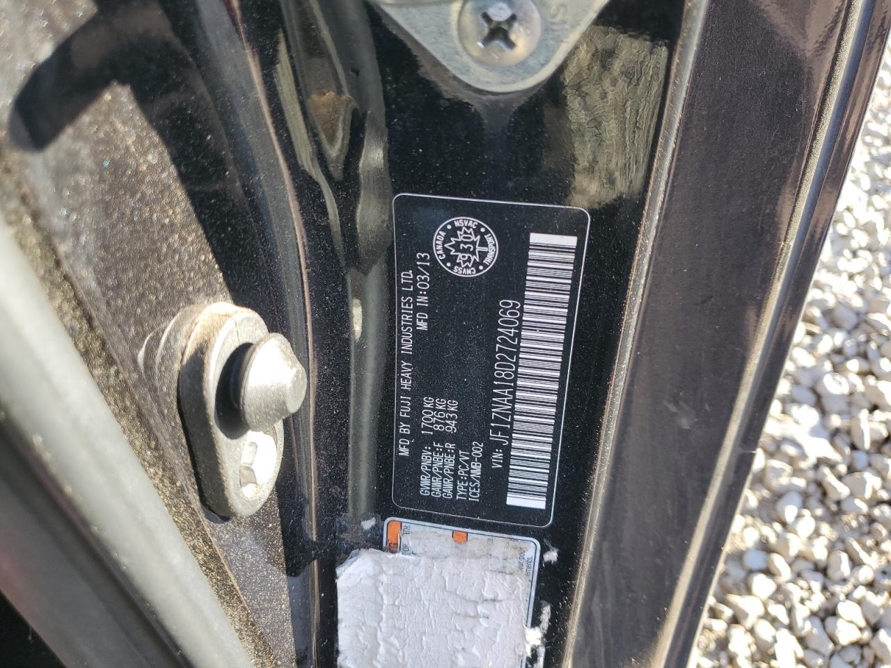 Lot #3316742405 2013 TOYOTA SCION FR-S