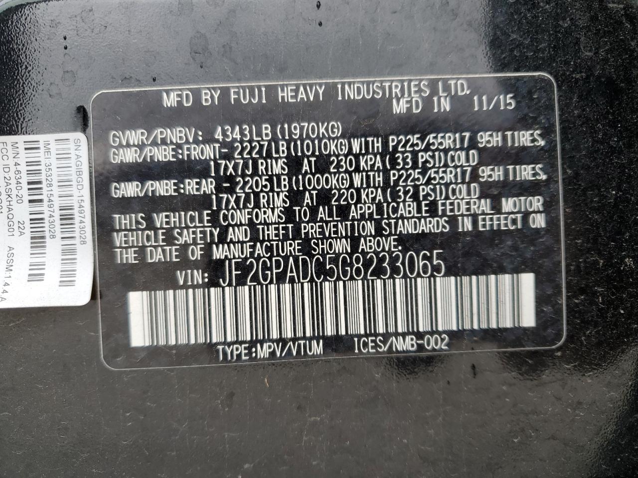 SUBARU CROSSTREK PREMIUM