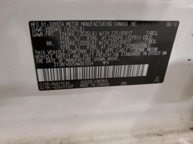 2010 TOYOTA RAV4 #3281571396