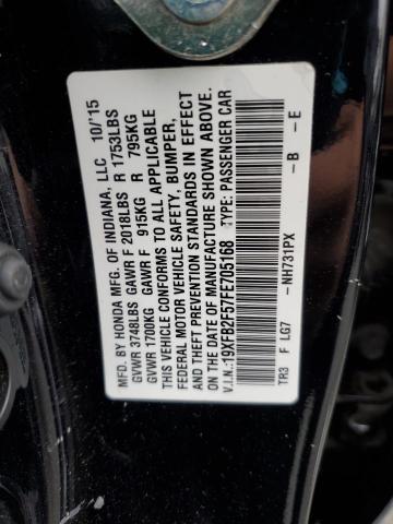 2015 HONDA CIVIC LX - 19XFB2F57FE705168