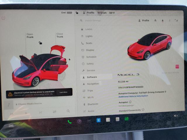 2023 TESLA MODEL 3 - 5YJ3E1EA4PF458920