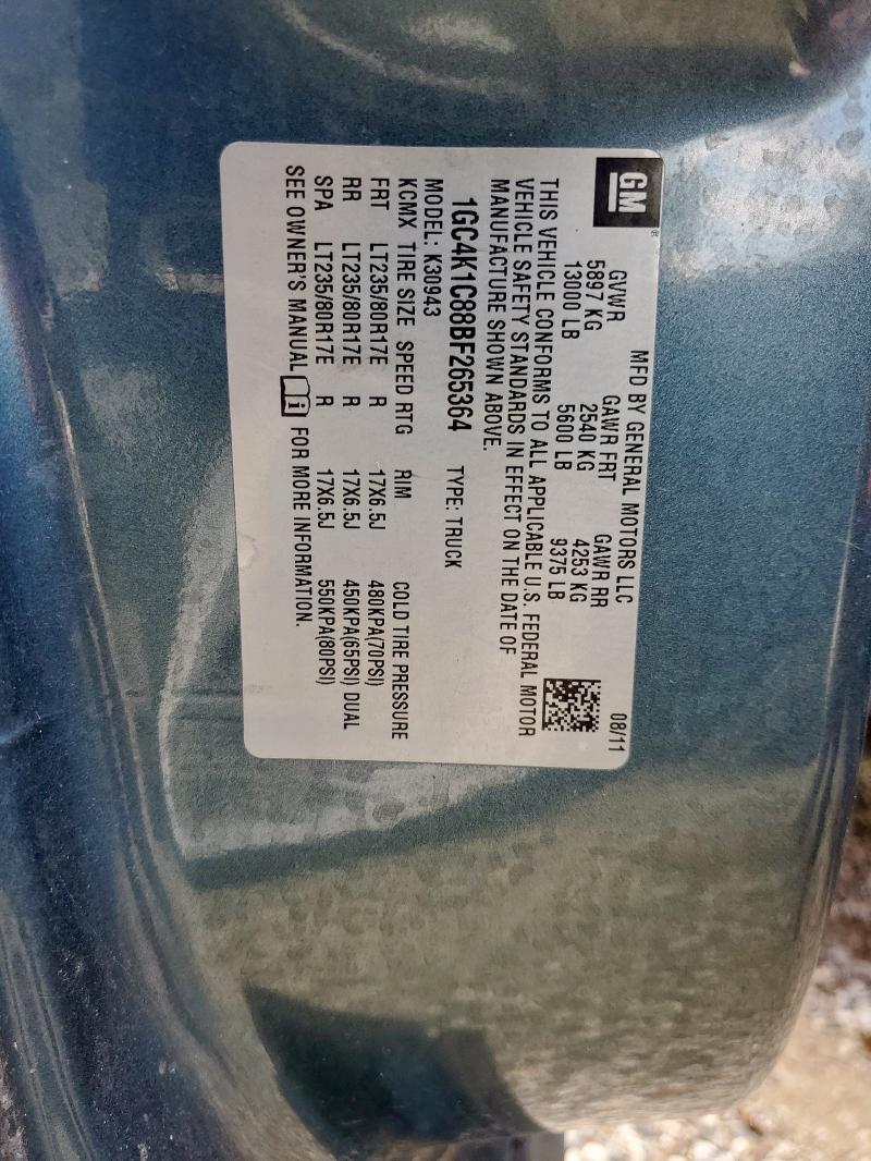 2011 CHEVROLET SILVERADO #3257222755