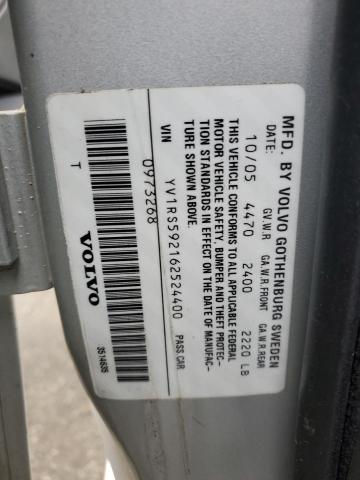 2006 VOLVO S60 2.5T #3279827326