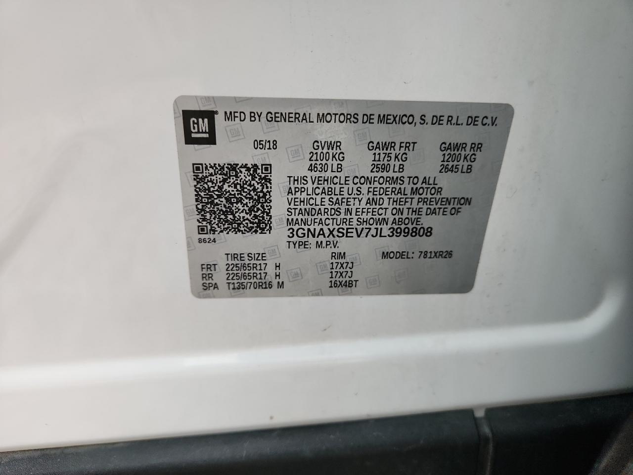 CHEVROLET EQUINOX LT