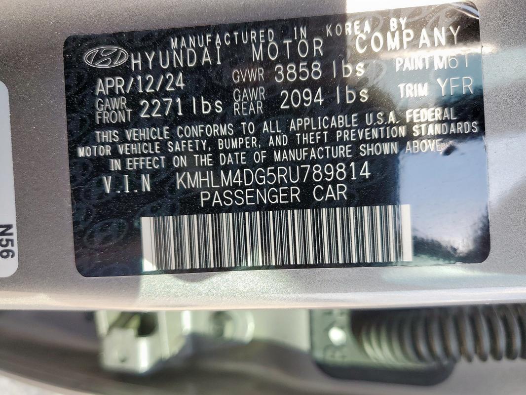 2024 HYUNDAI ELANTRA SE - KMHLM4DG5RU789814